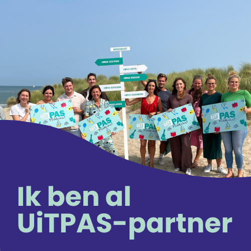 Ik ben al UiTPAS-partner knop