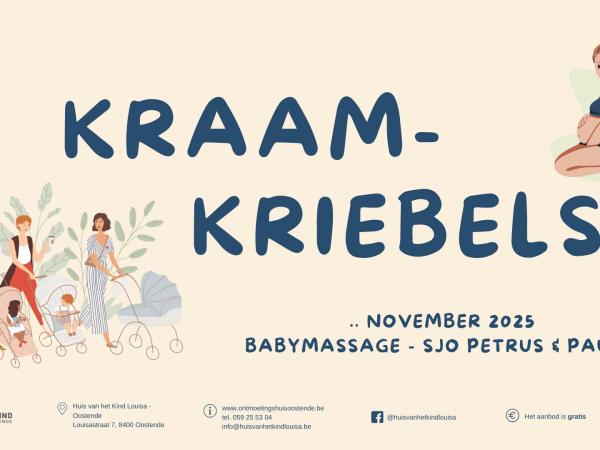 Kraamkriebels: babymassage
