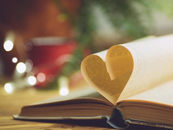 Poëtische Valentijnsochtend in de bibliotheek