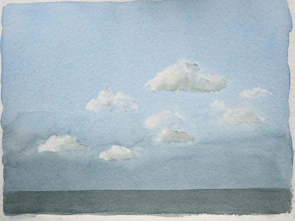LABO Volwassenen : In de wolken met aquarel met Liliane Vandenbroucke