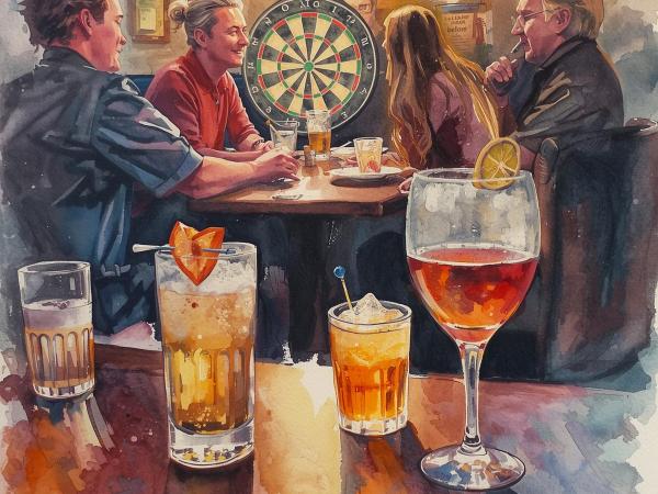 Wijkfeest - Receptie | Darts- en volksspelencafé