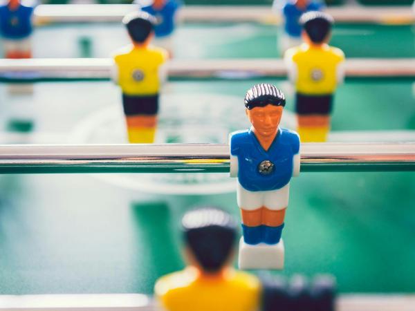 Spelletjesclub in de bibliotheek - voetbal spelletjes