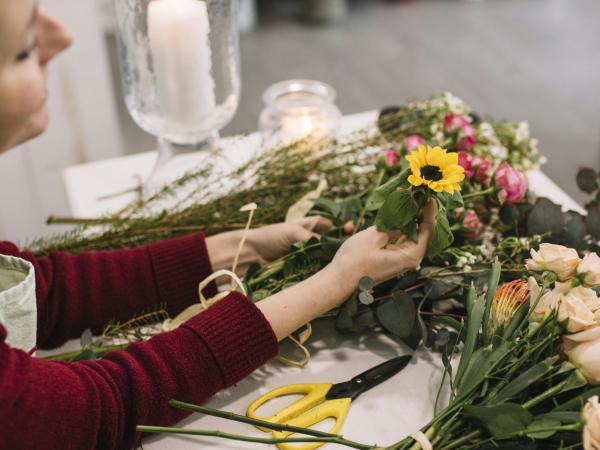 Bloemschikken met Chafleur