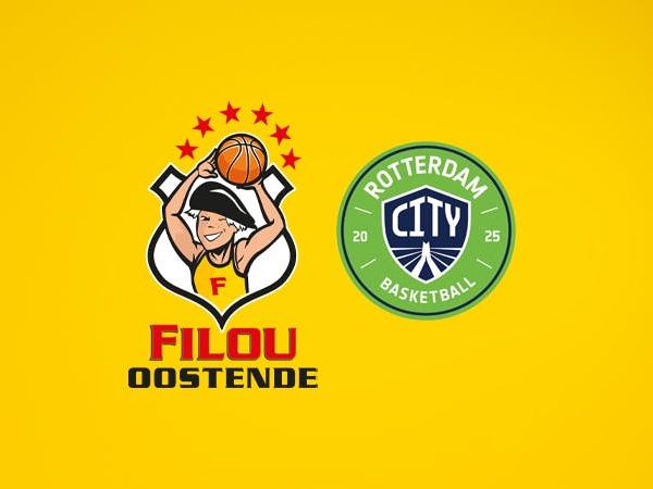 Filou Oostende - Rotterdam City Basketball