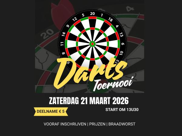 Dartstoernooi @Paravang