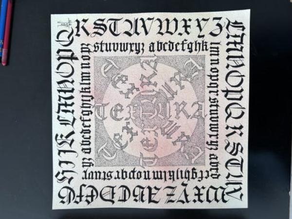 Kalligrafie Lessenreeks Gotische schriften