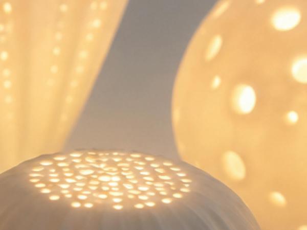 LABO 10-14 jarigen : Mini lichtsculpturen van papierporselein