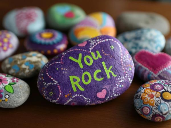 Wow Workshop: Happy stones