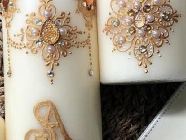 Ontmoetingsatelier I Henna kaarsen beschilderen door Alifa Diwan