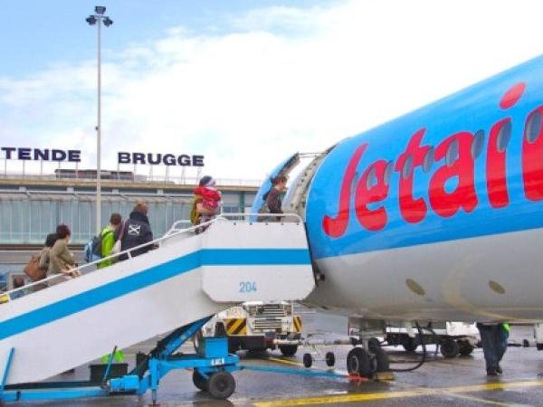 Luchthaven Oostende + vliegtuig maken