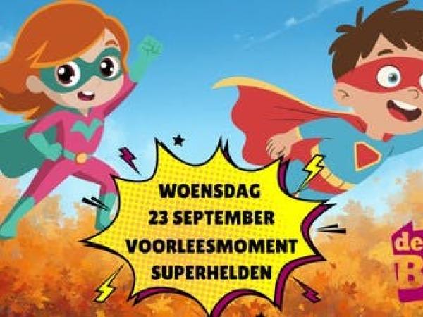 Voorleesmoment superhelden
