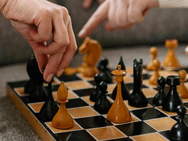 Spelletjesclub in de bibliotheek - schaken