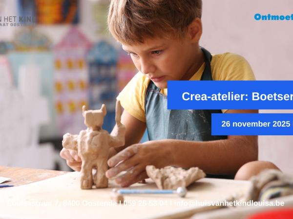 Crea atelier ; boetseren