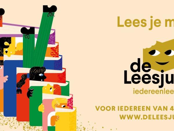 De leesjury groep 3 en 4 bib Eernegem