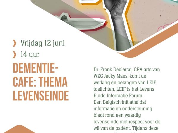 Dementiecafé: thema levenseinde