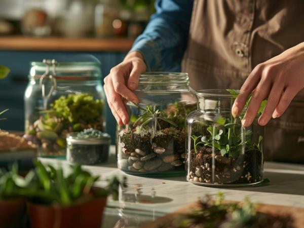 Wow Workshop:  Mini-jungle bouwen, terrarium